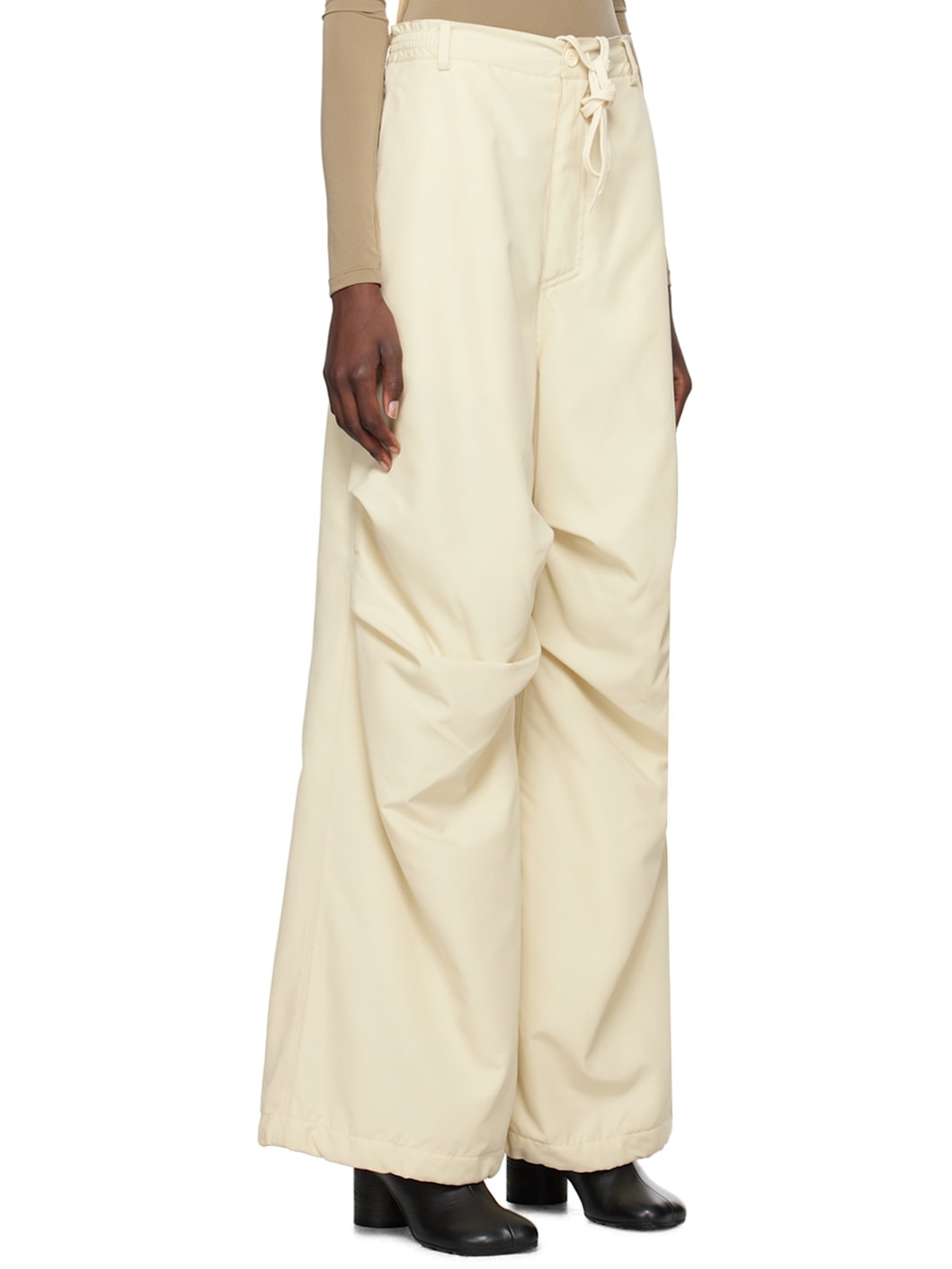 Off-White Wide-Leg Trousers - 2