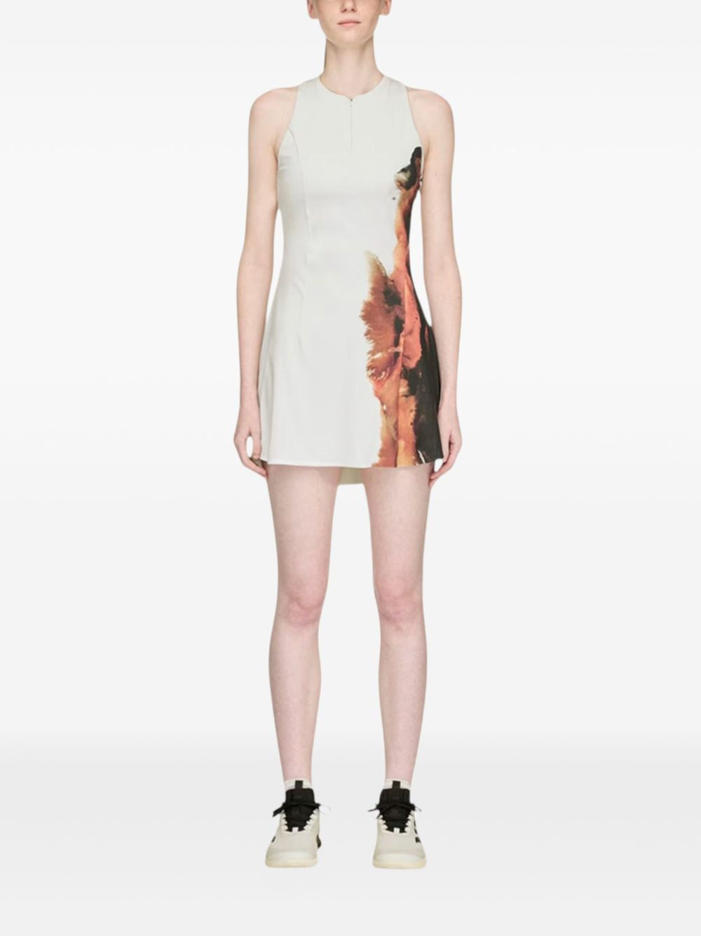abstract-print mini dress - 2