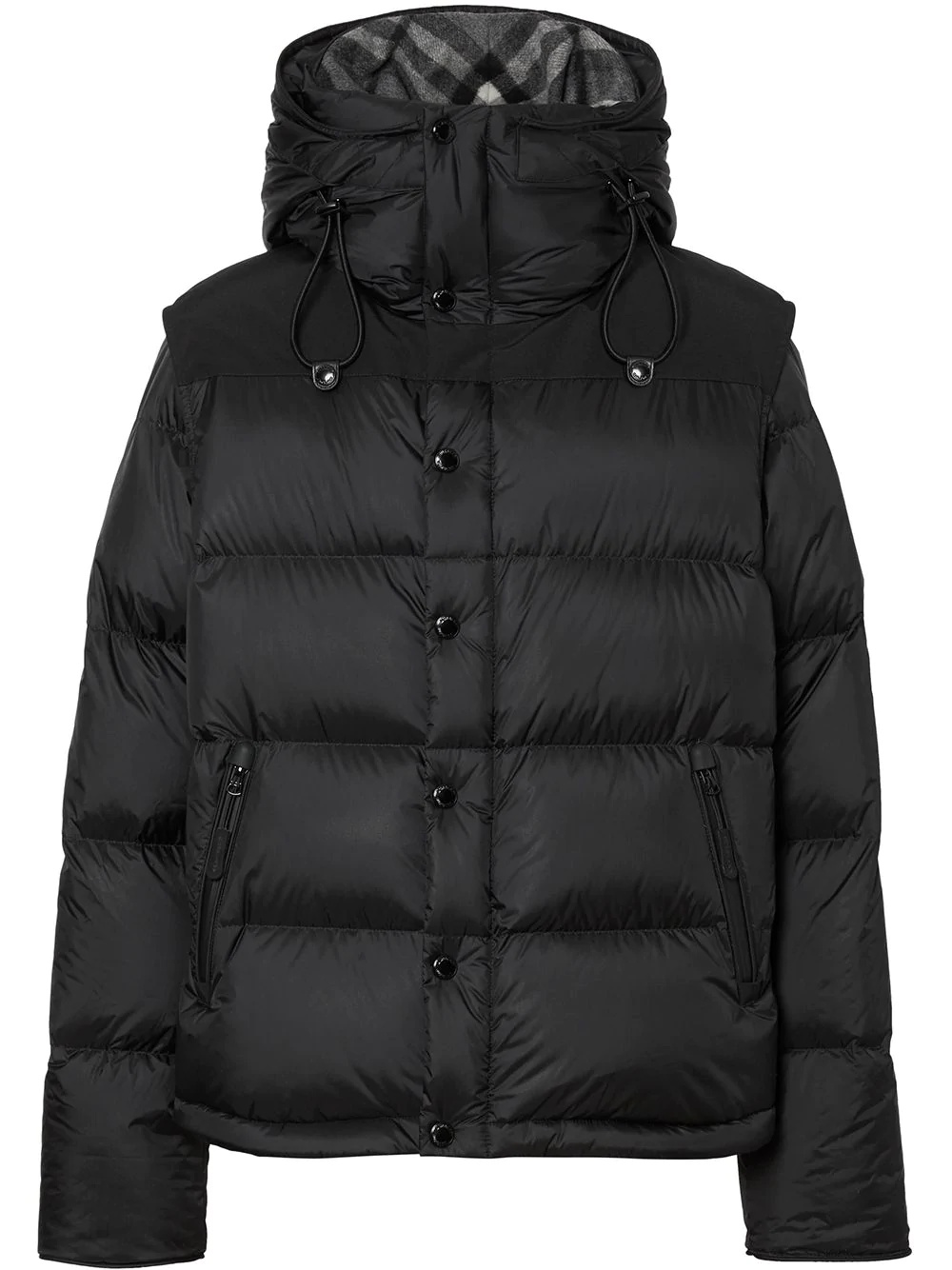 removable sleeve padded jacket - 1