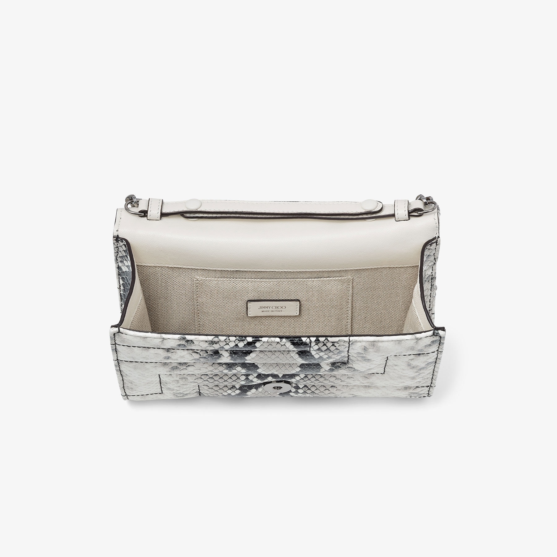 クラッチバッグ JIMMY CHOO Avenue Clutch Roccia Snake Print Clutch Bag JIMMY CHOO Avenue Clutch Roccia Snake Print Clutch Bag