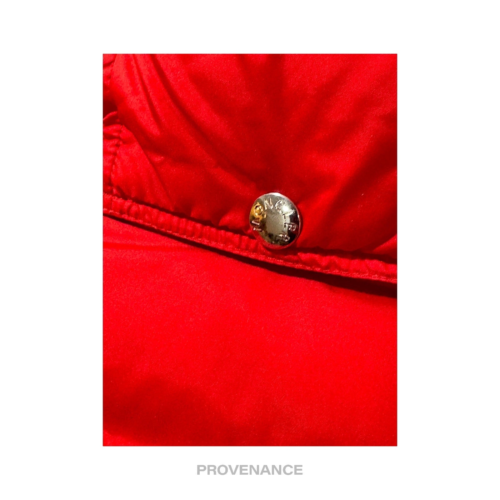 Moncler Brel Down Puffer Bomber Jacket Coat - Red 3 L - 13