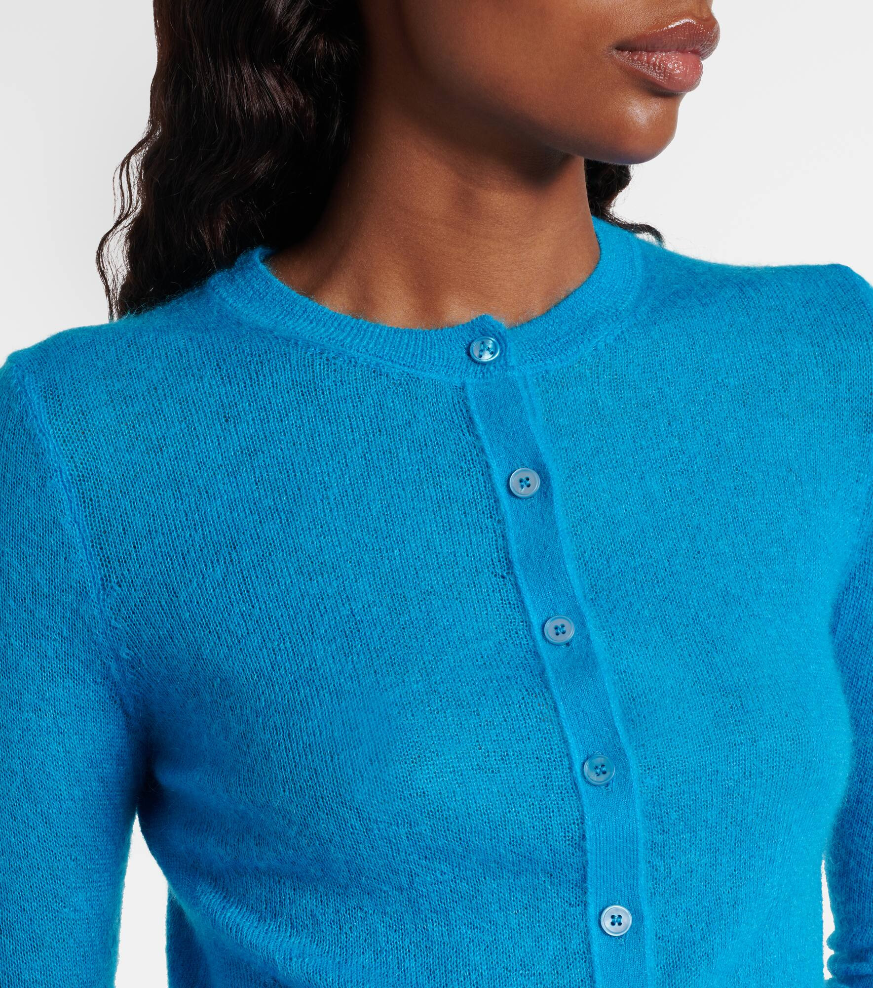 Mohair and wool-blend cardigan - 4