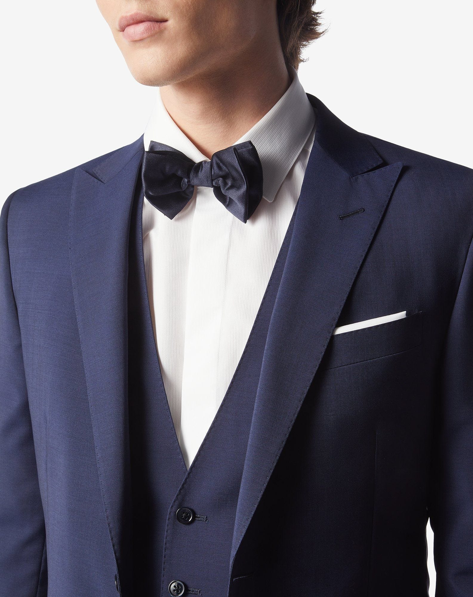 Blue wool and mohair tuxedo - 3