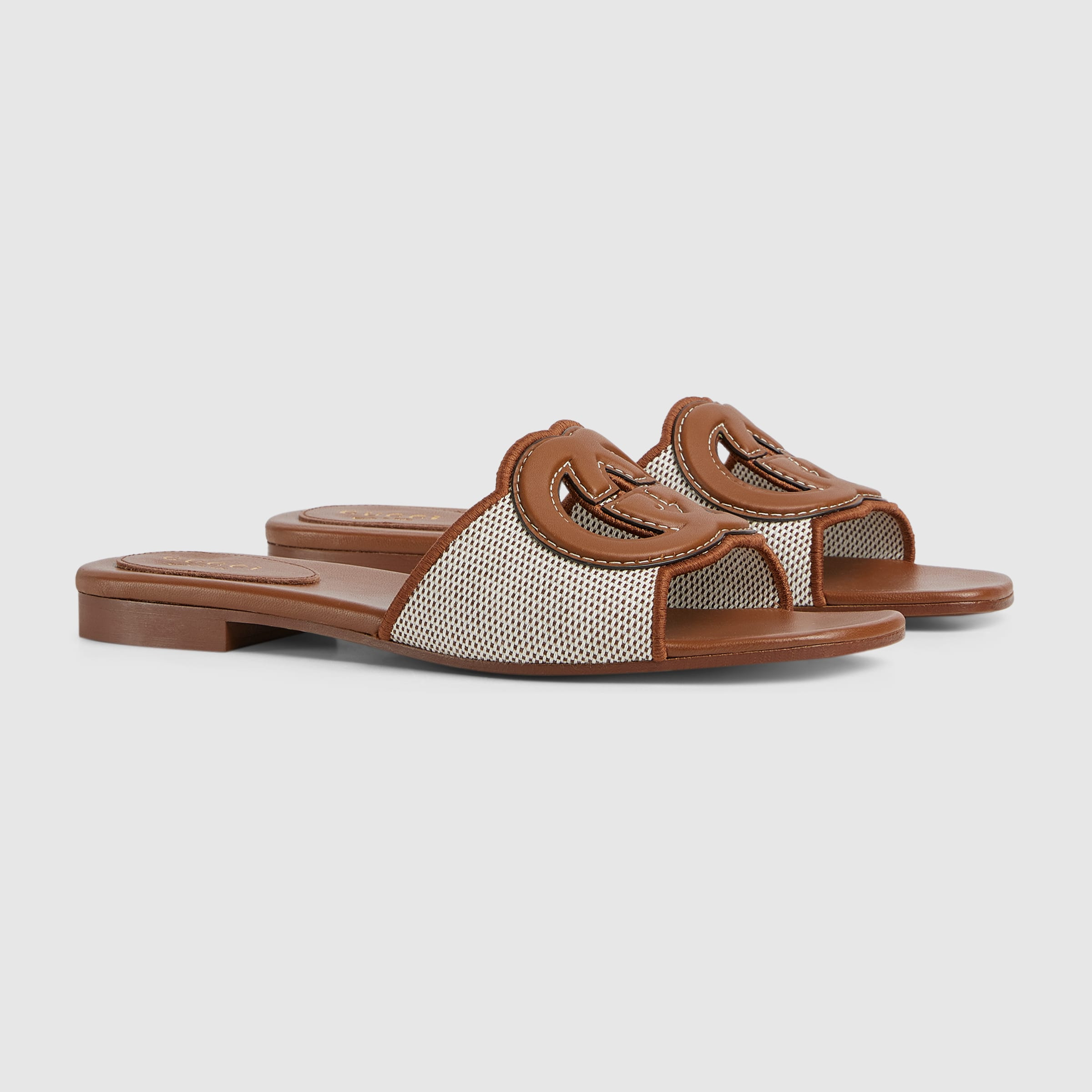 Women's Interlocking G slide sandal - 2