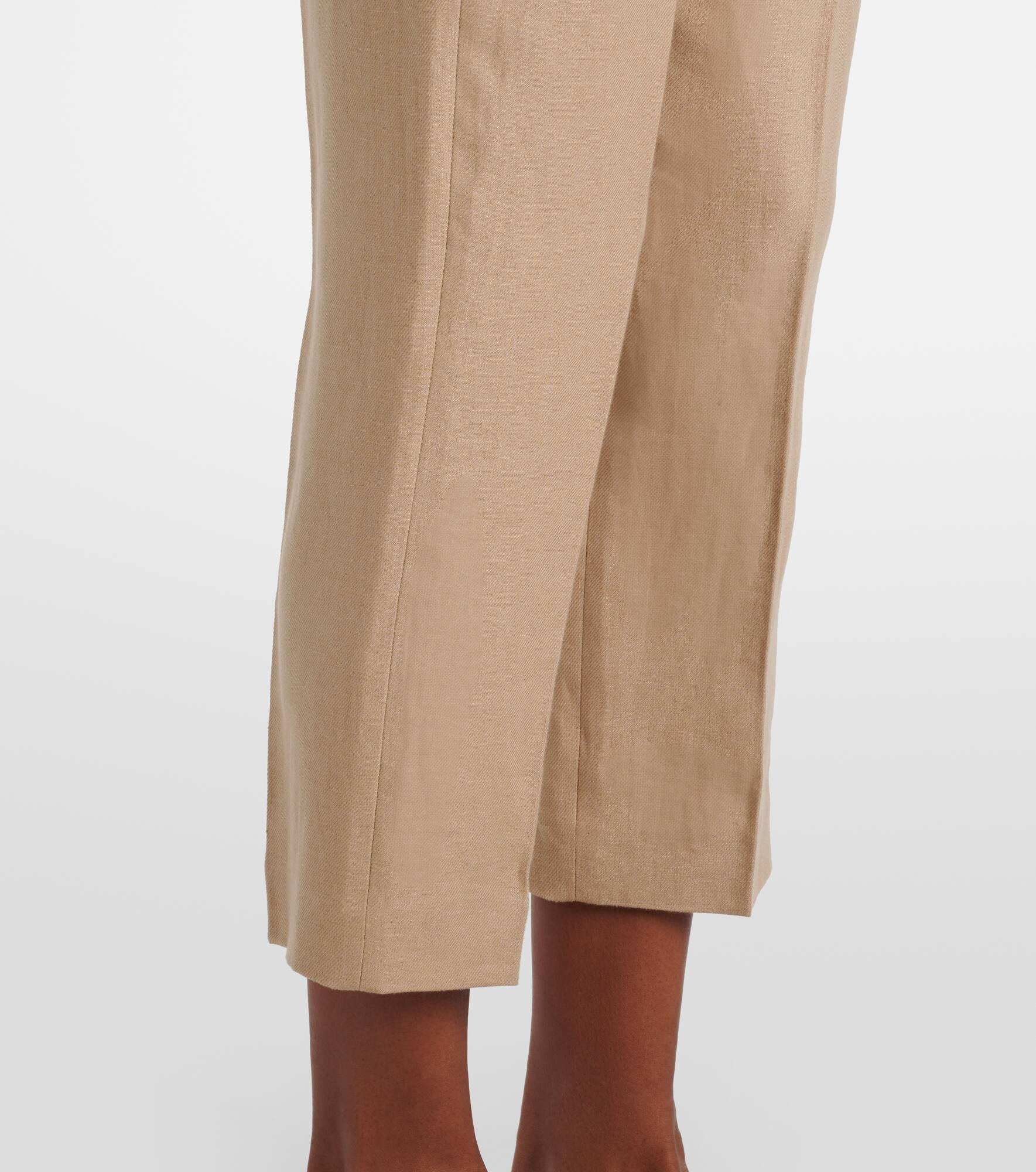 Neo Derk linen crêpe straight pants - 5