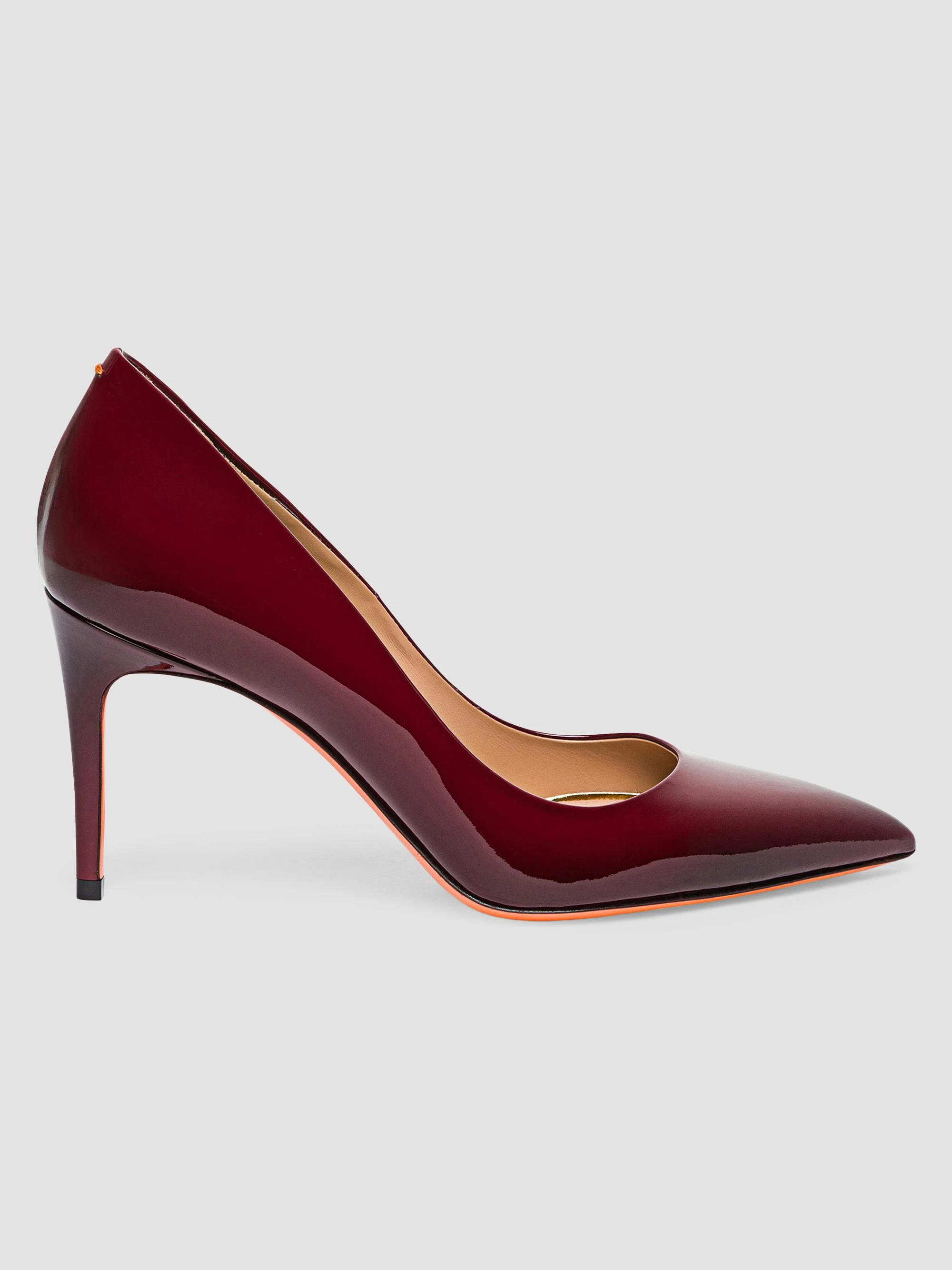 Women's Sibil 85MM Patent Leather Stiletto Pumps - Red - 1