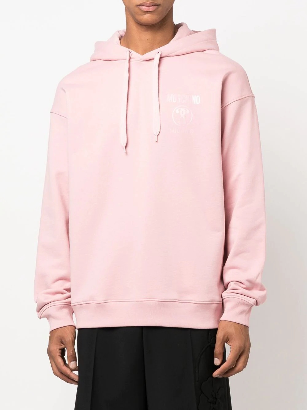 logo-print hoodie - 3