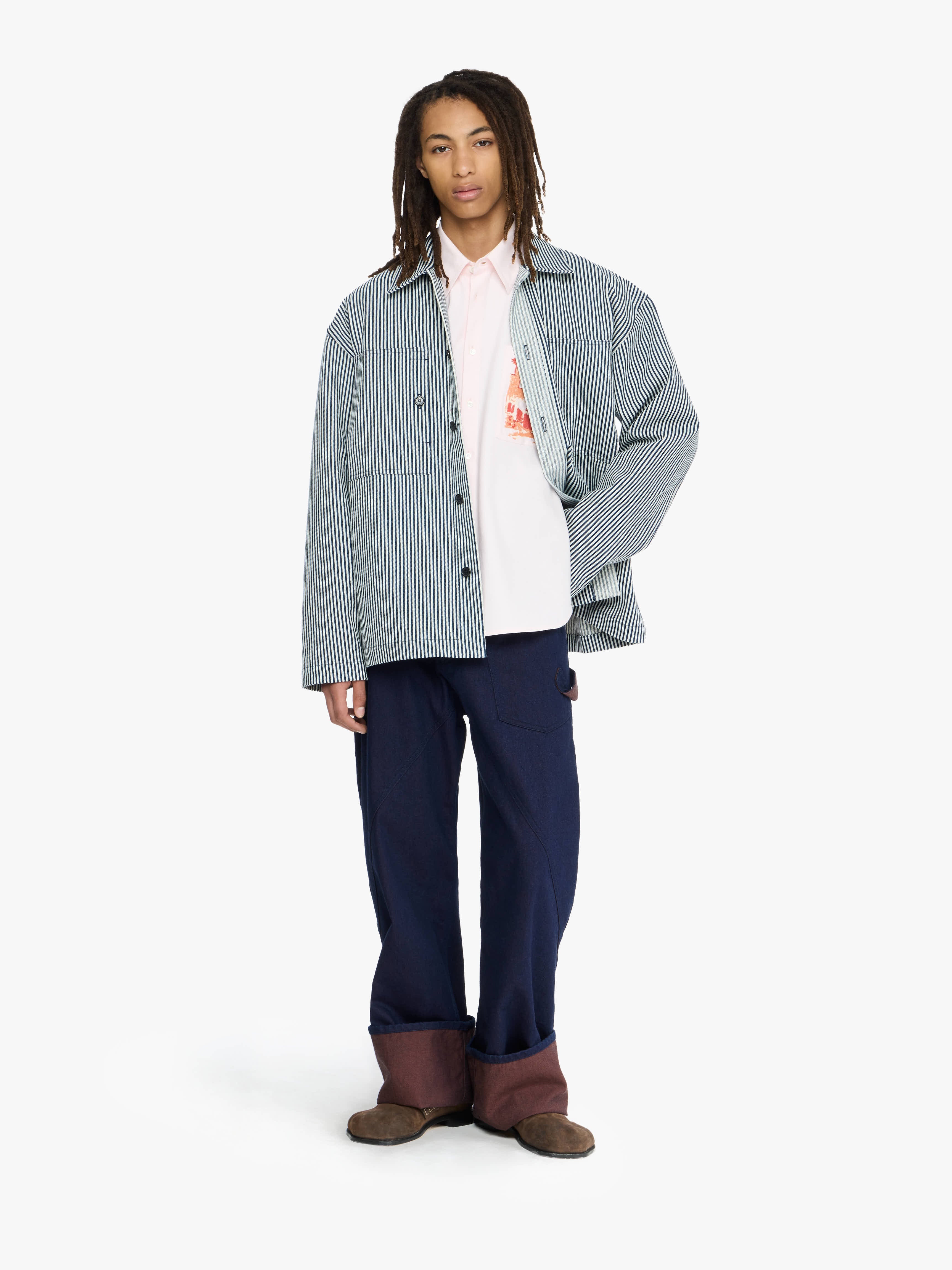PATCH POCKET OVERSHIRT - 2