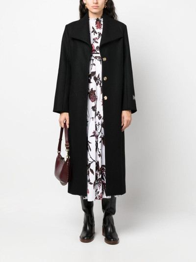 PATOU single-breasted wool-blend coat outlook