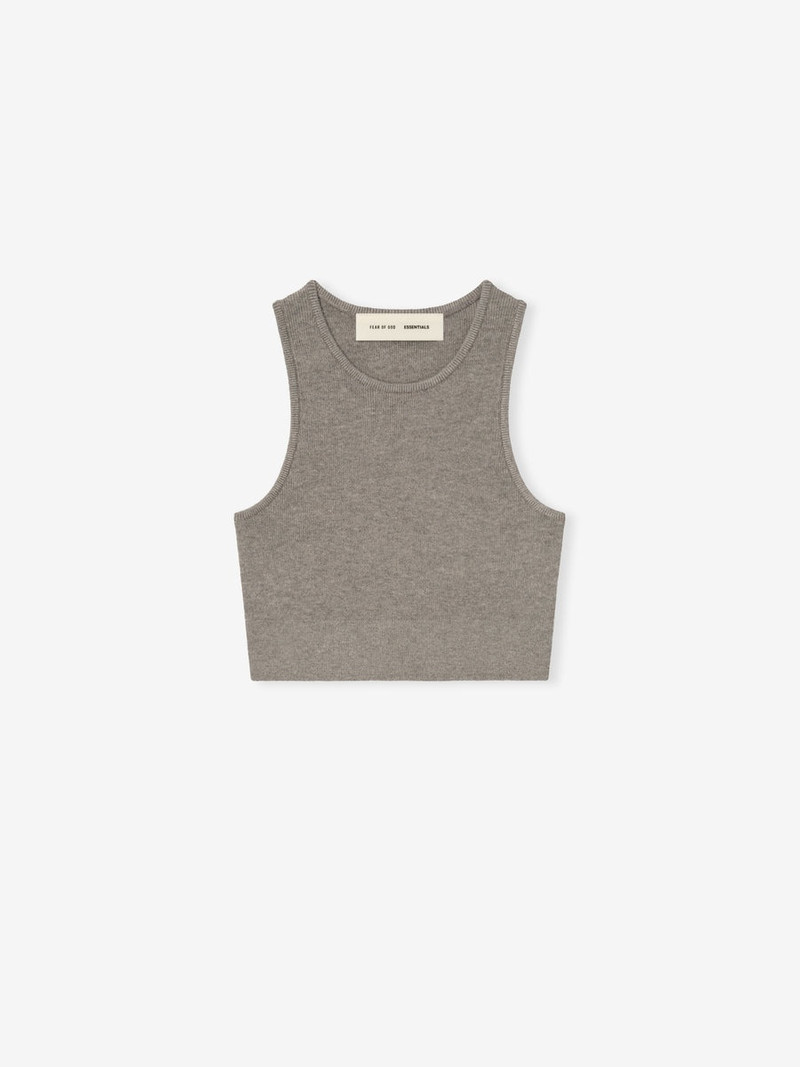 Womens Soft Rib Knit Sport Tank - 1