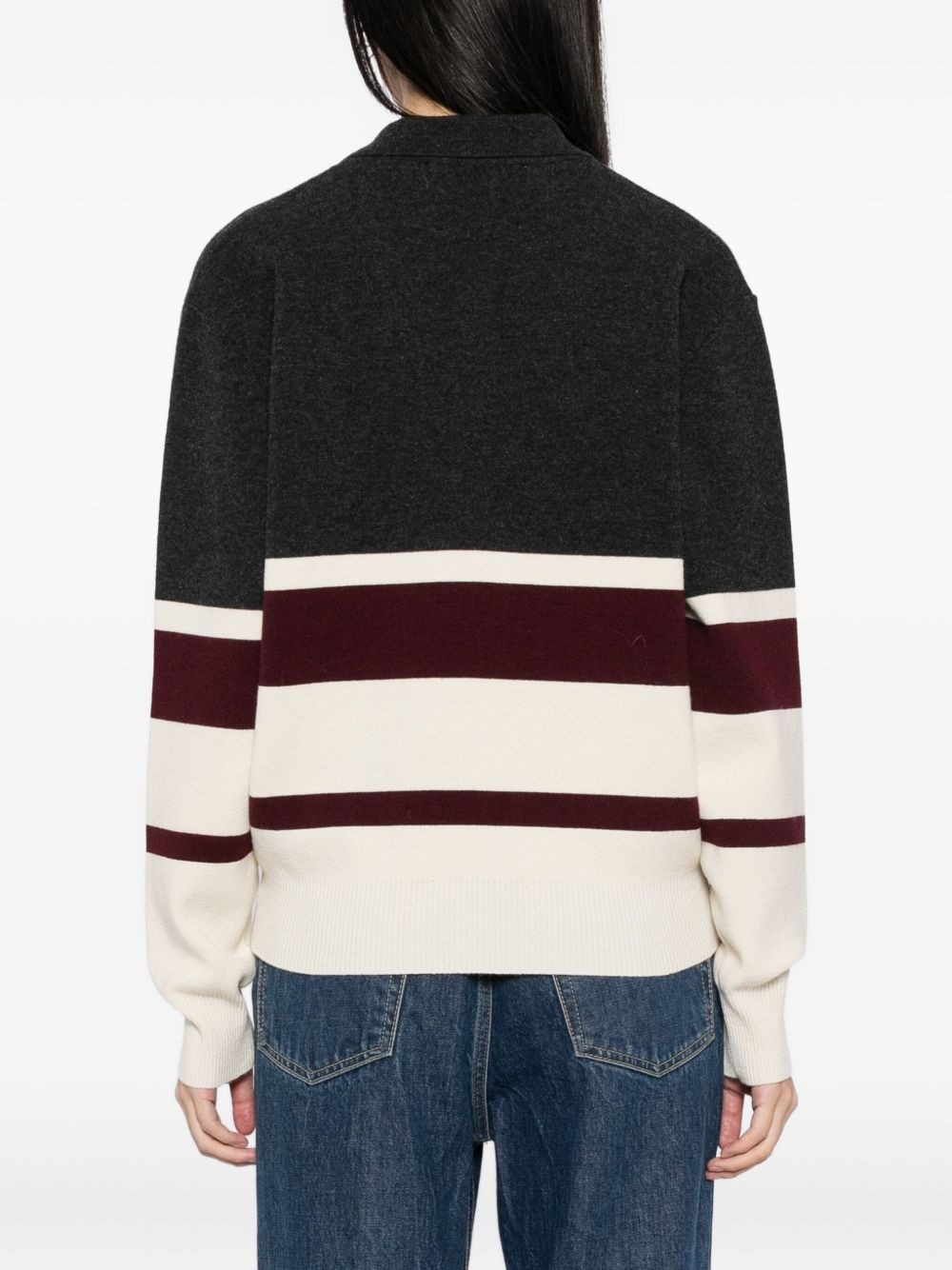 striped polo top - 4