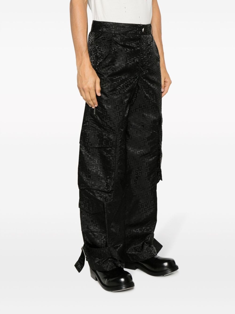 Monogram Ultracargo wide-leg trousers - 3