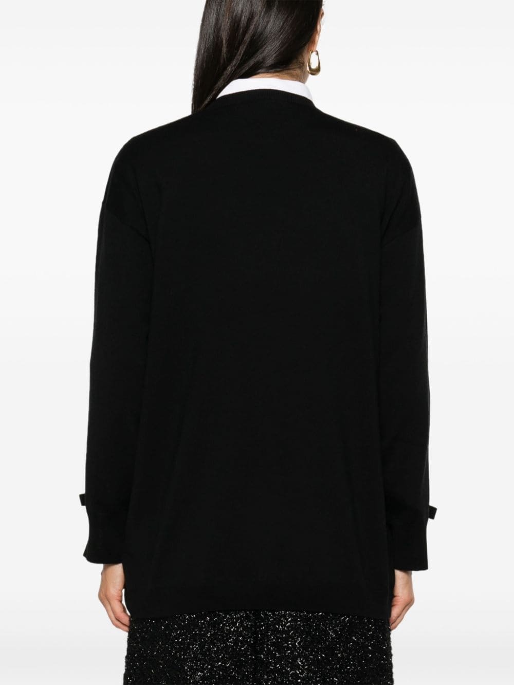 bow-cuffs sweater - 4