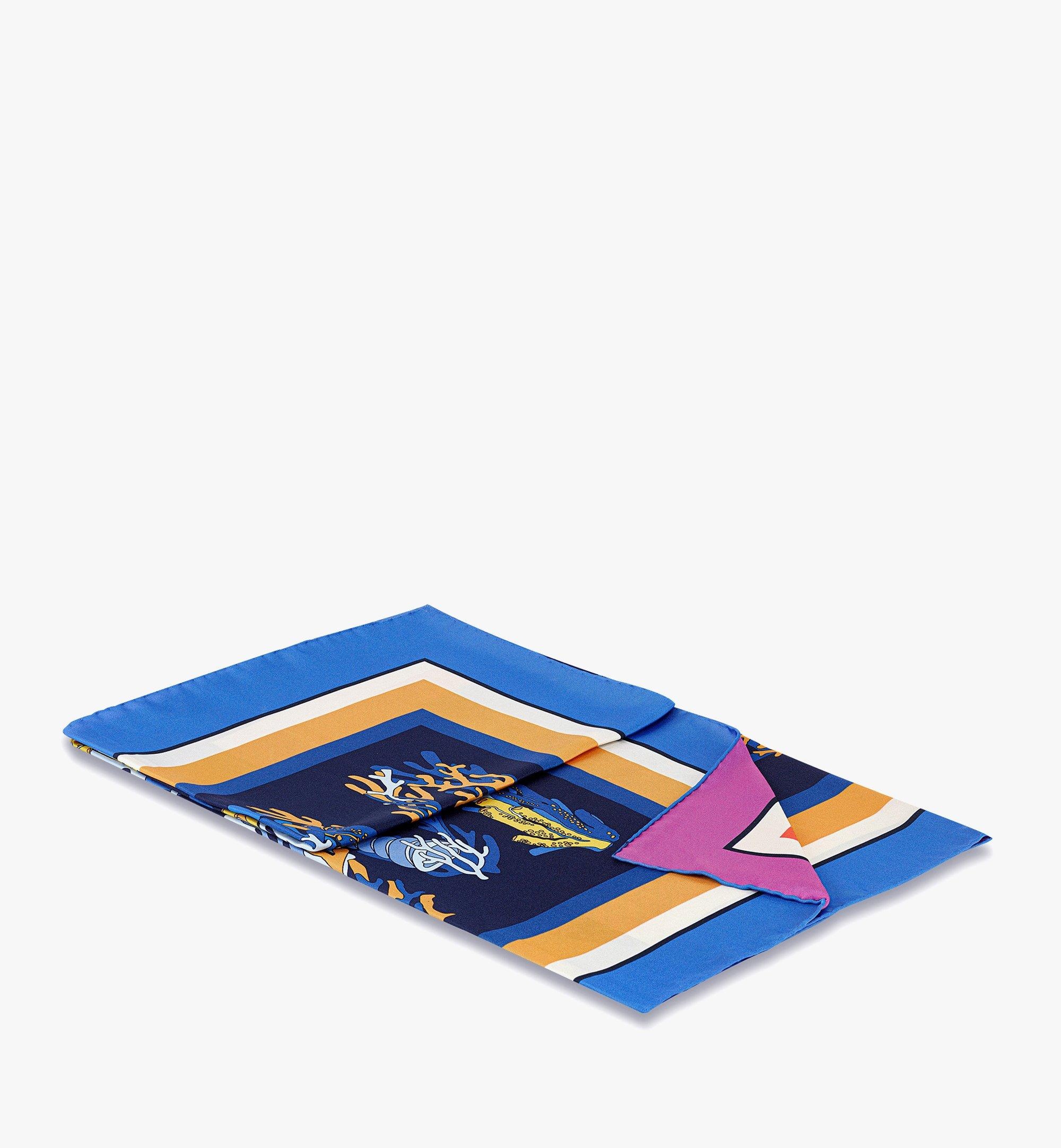 Monogram Print Silk Scarf - 2