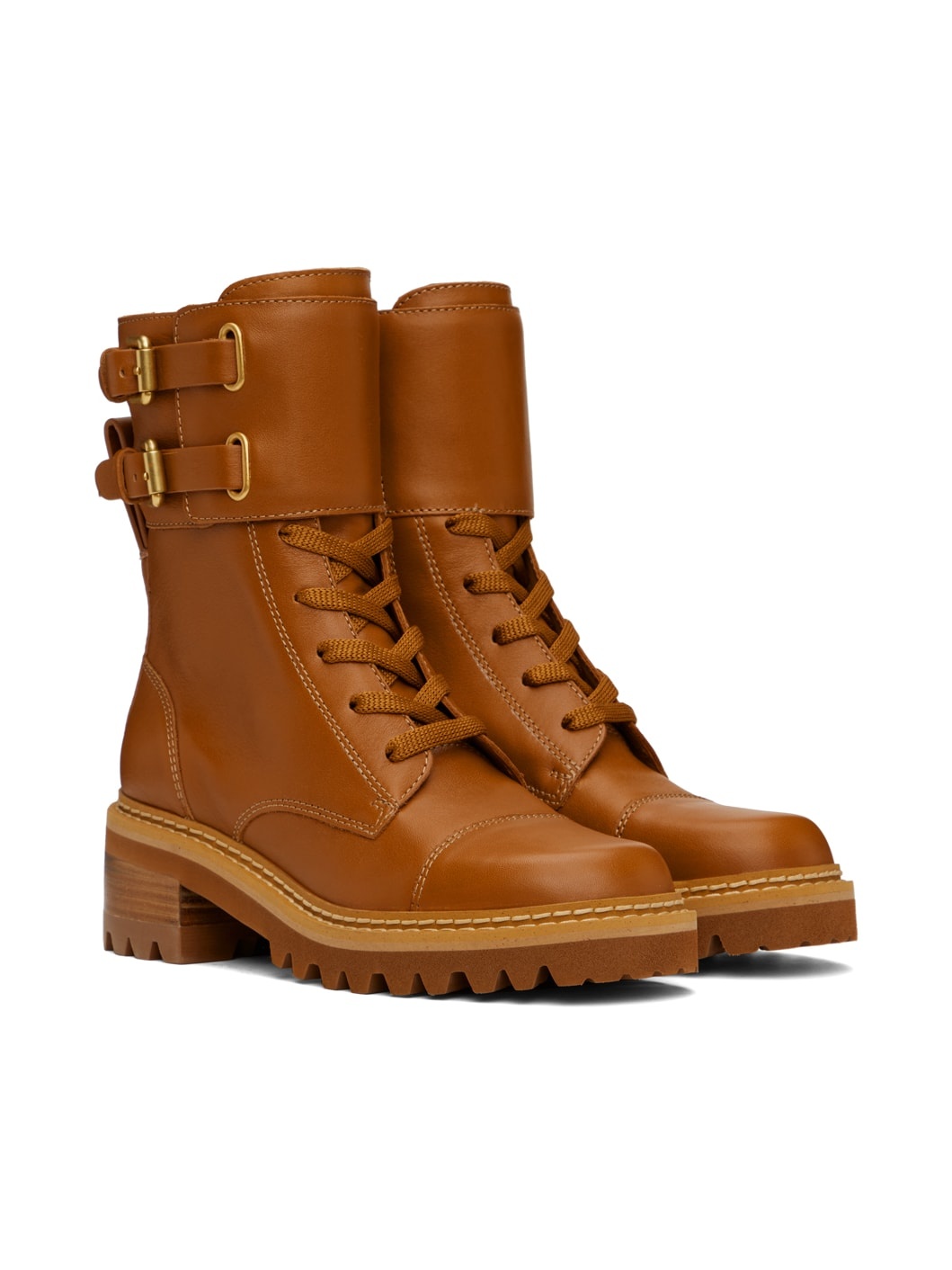 Tan Mallory Boots - 4