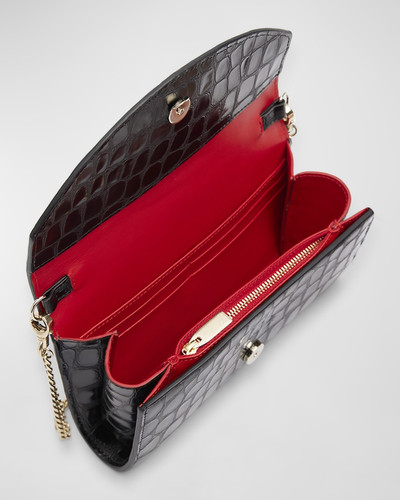 Christian Louboutin Loubi54 Wallet on Chain in Alligator Embossed Leather outlook