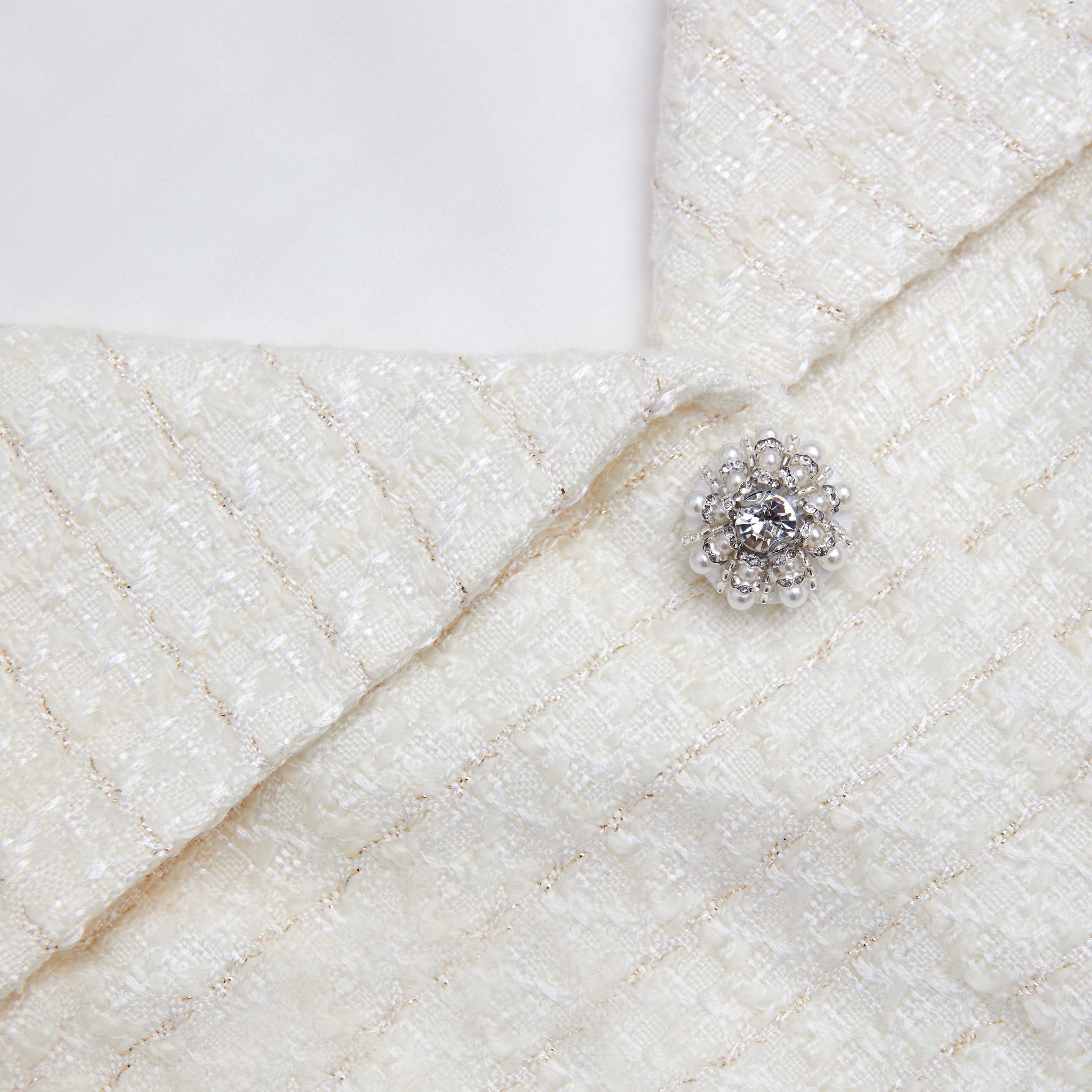 Cream Boucle Top - 5