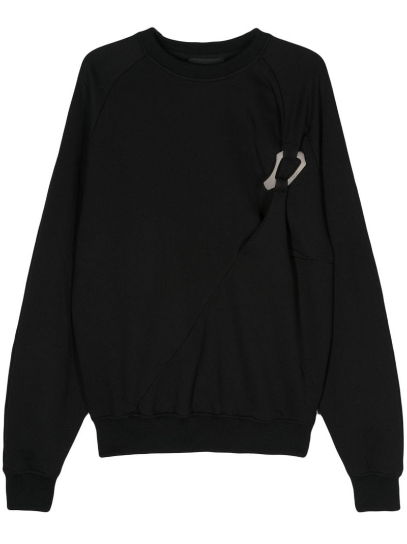 Carabiner cotton sweatshirt 1