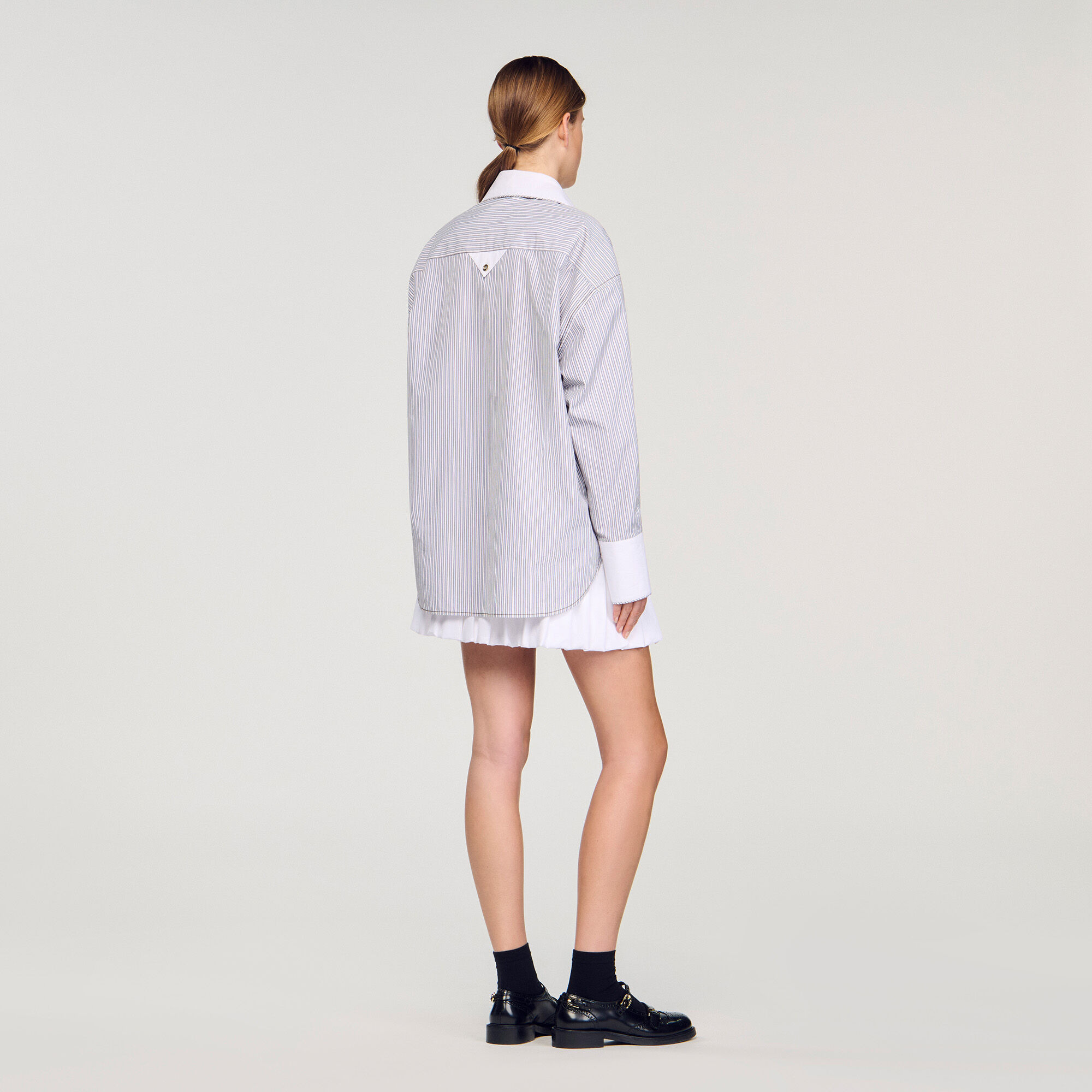 OVERSIZED STRIPED SHIRT - 5