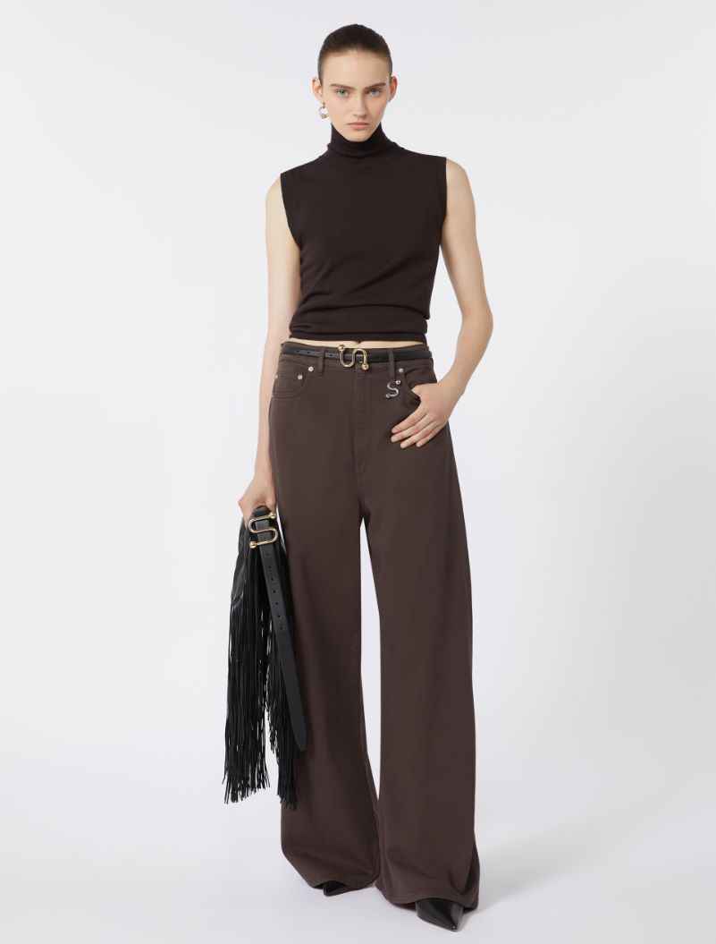 Oversize low-rise trousers - 2