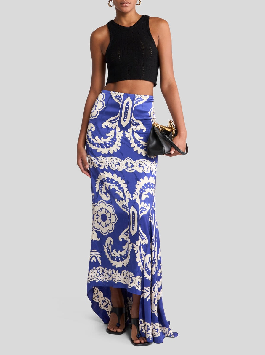 KNIT CROP TOP WITH PUNCHED DETAIL - 4