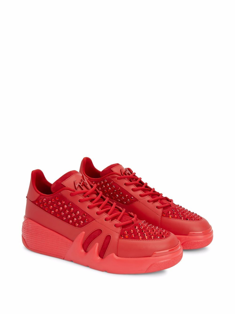 Talon crystal-embellished sneakers - 2