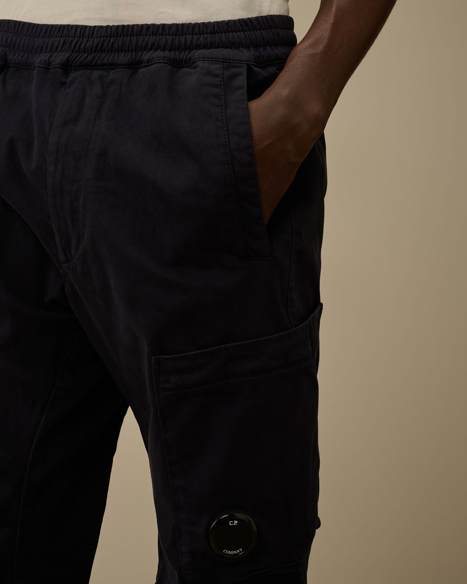 Stretch Sateen Regular Cargo Pants - 5