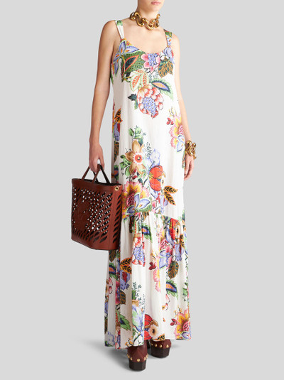 Etro PRINTED COTTON AND SILK DRESS outlook
