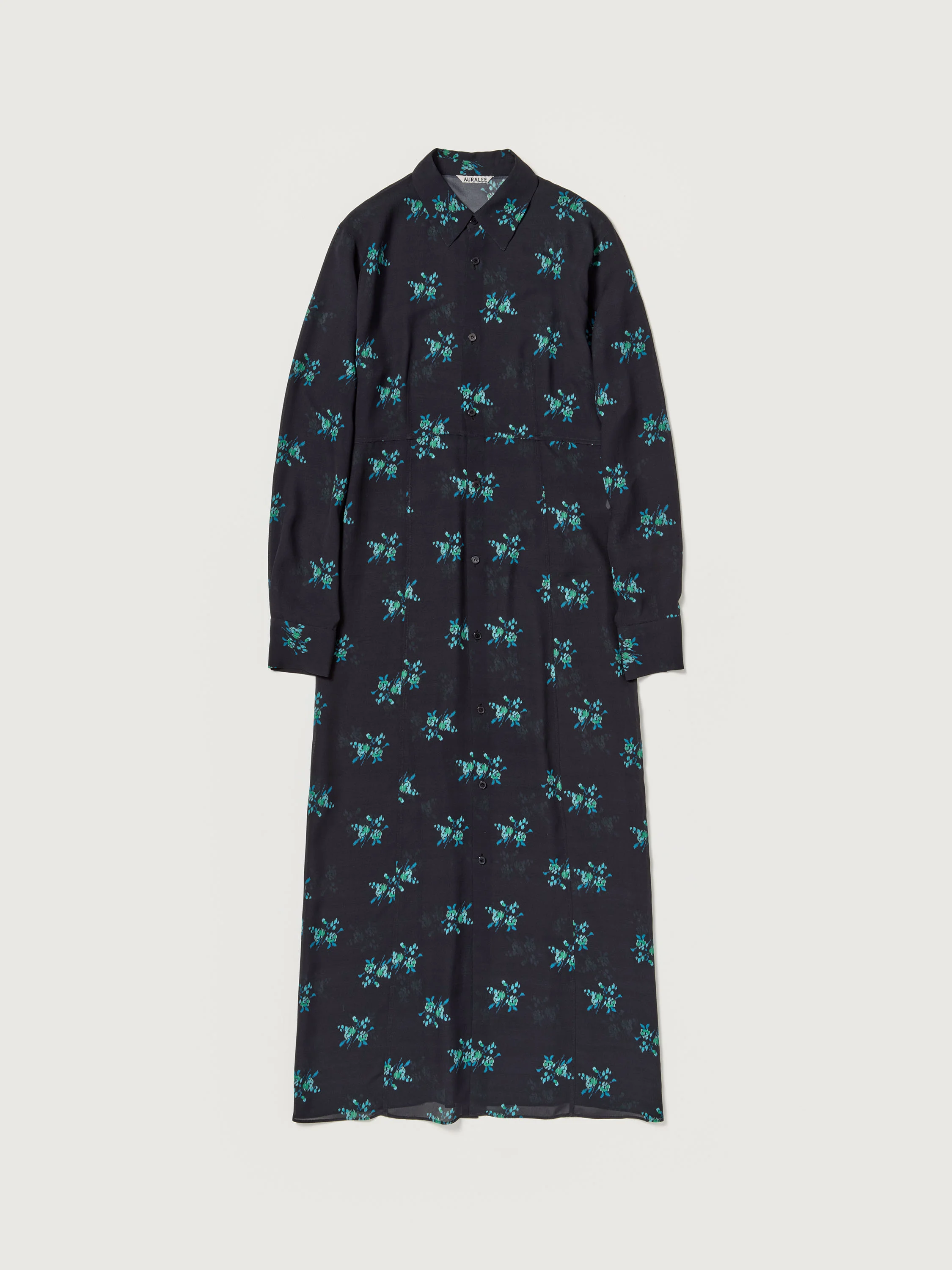 PRINTED AIRY SILK GEORGETTE DRESS - 1