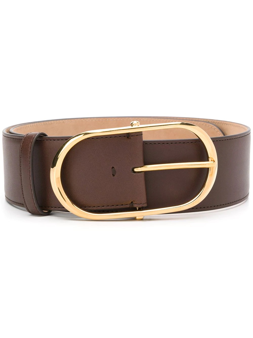 oval buckle belt - 1