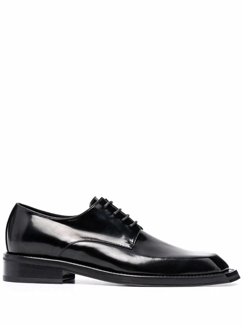 angled-toe Derby shoes - 1
