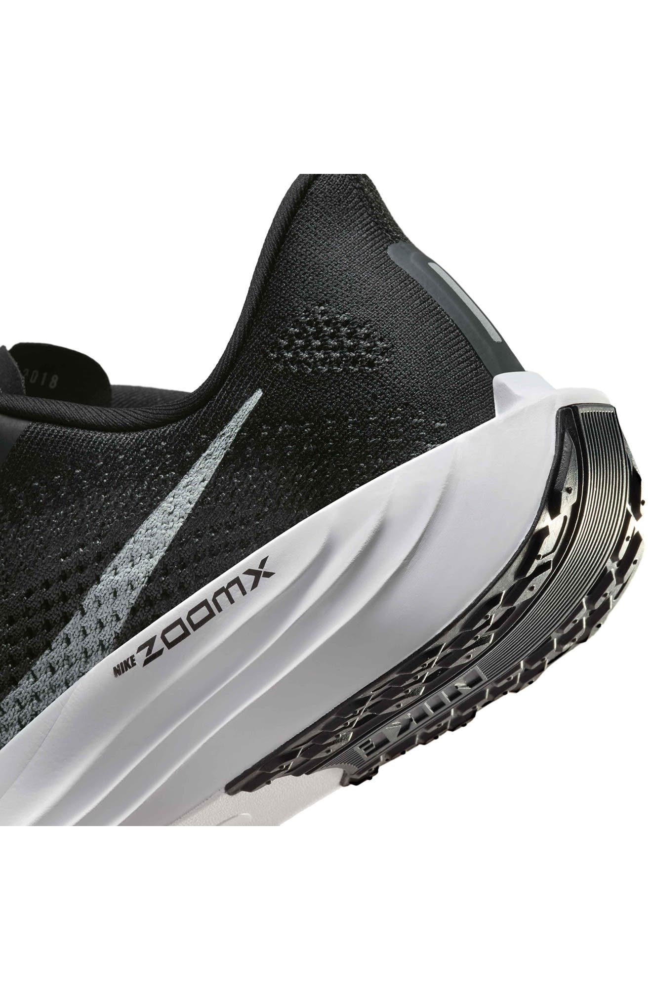 Nike Pegasus Plus Running Shoe in Black/White/Platinum at Nordstrom - 9