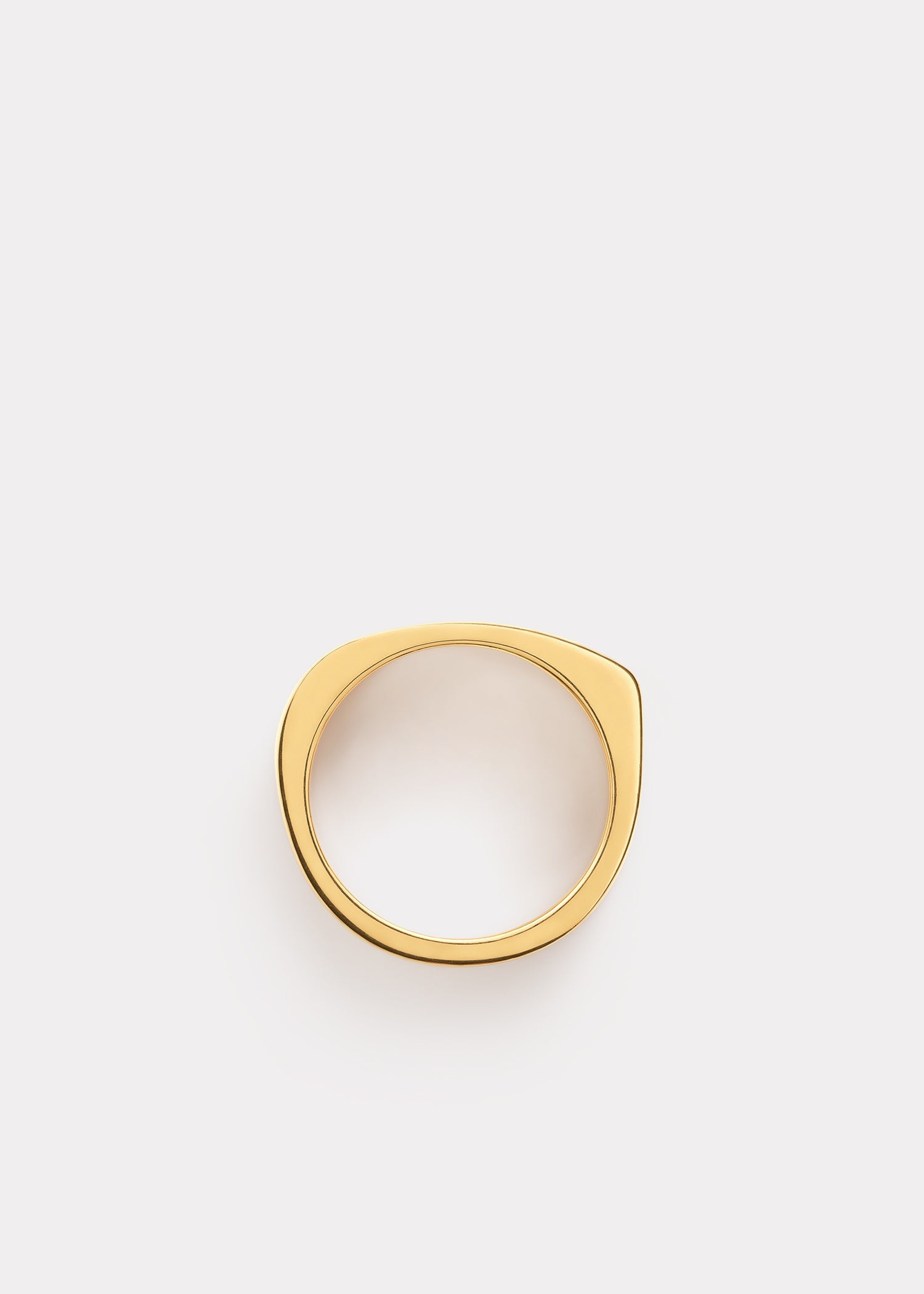 Signature ring ecru/gold - 4