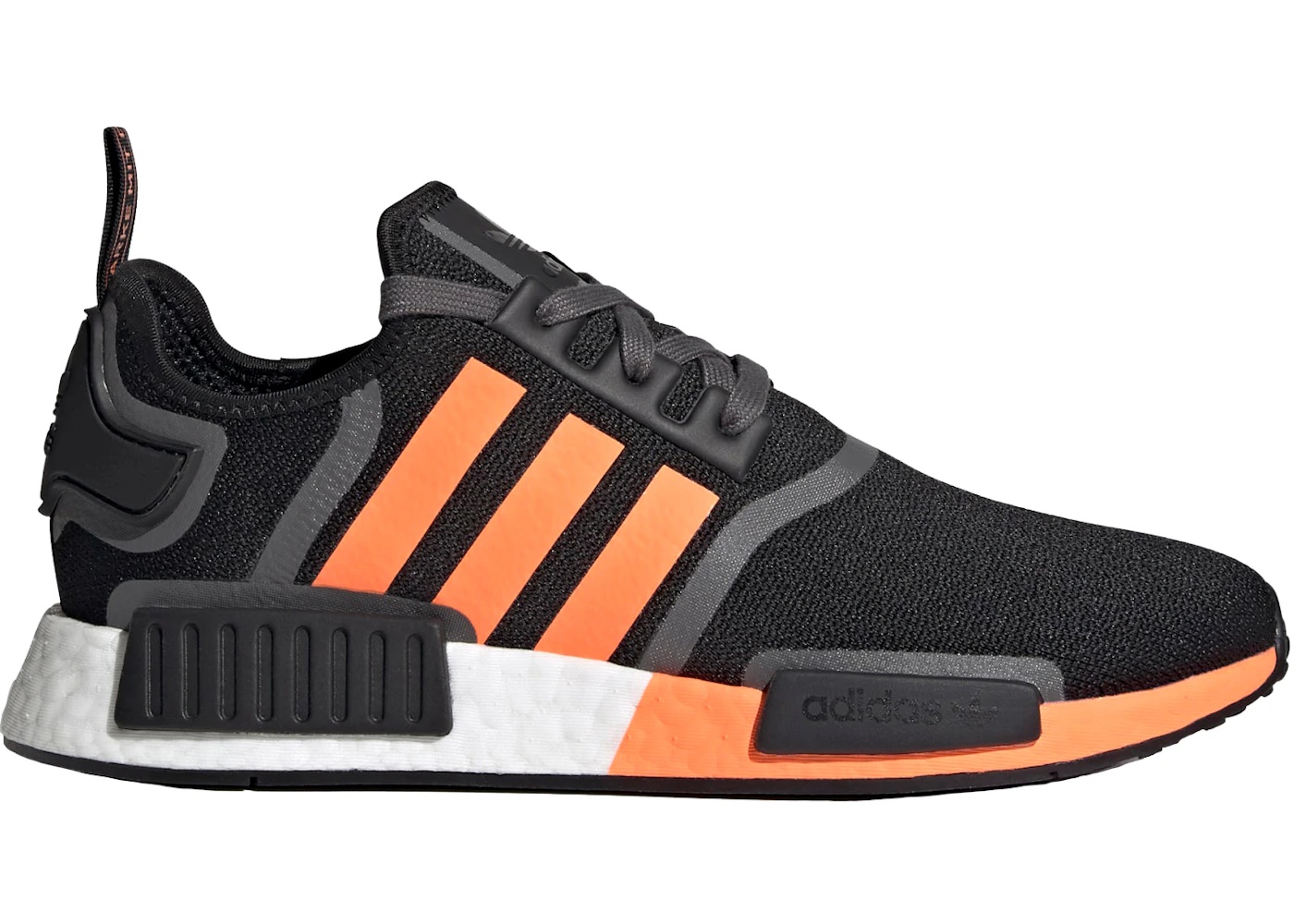 adidas NMD R1 Black Screaming Orange - 1