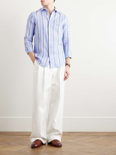 Etro Striped Linen Shirt outlook