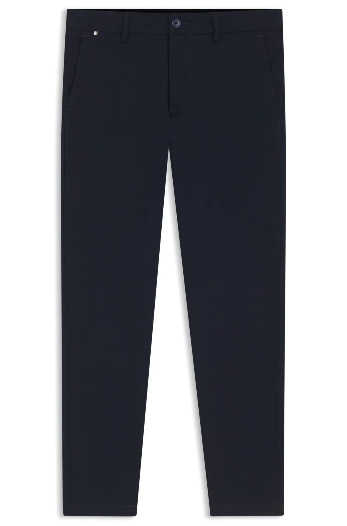 SLIM-FIT PANTS IN STRETCH-COTTON DOBBY - 1
