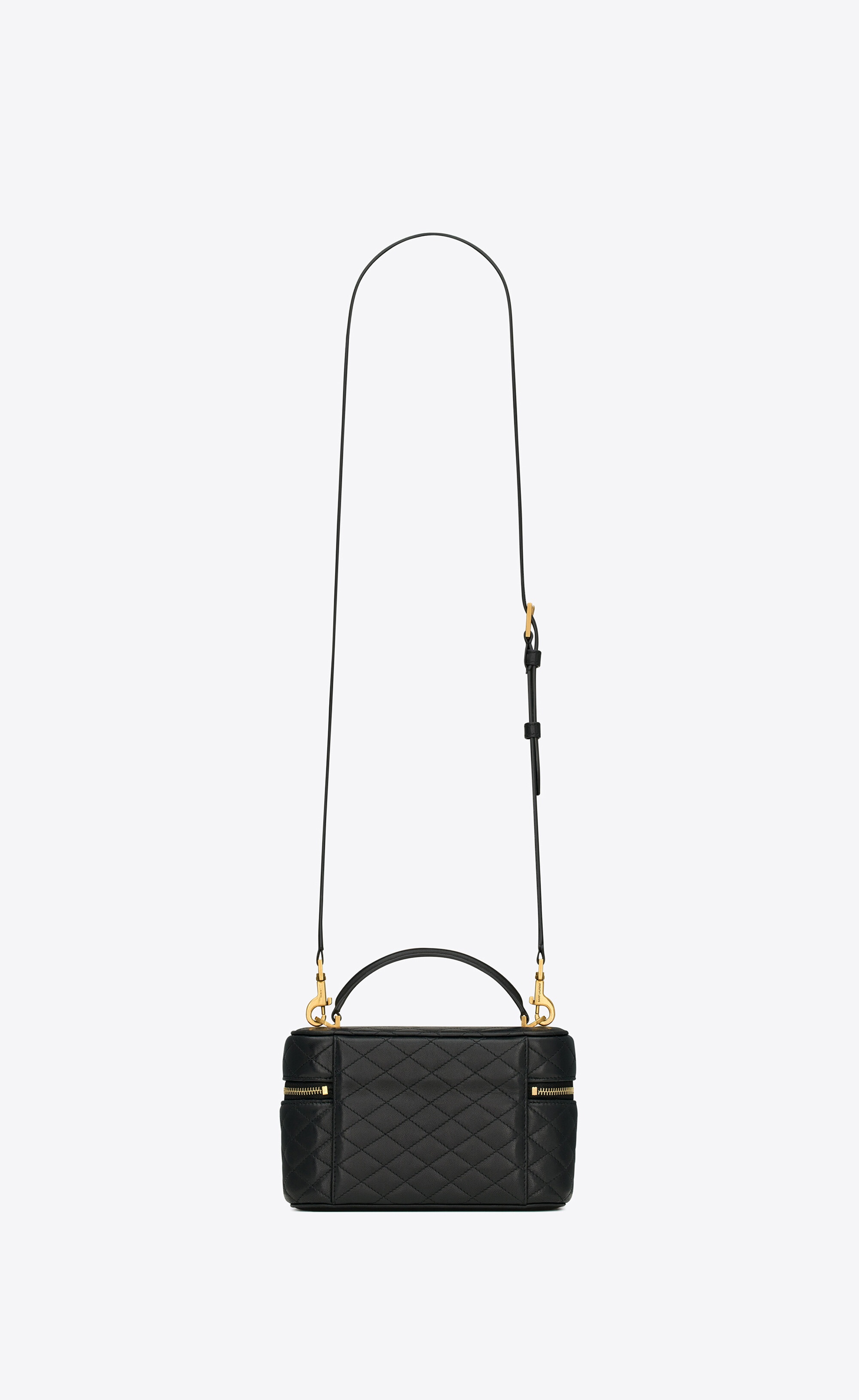 gaby mini vanity bag in lambskin - 3