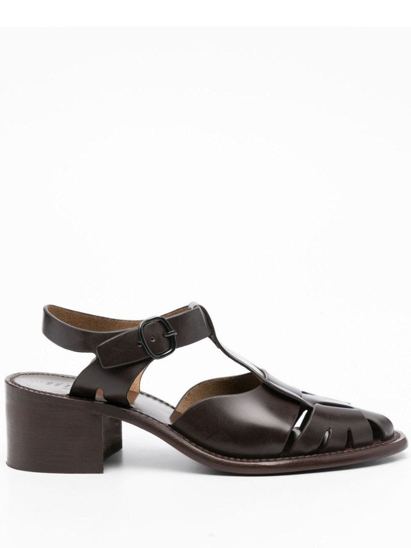 Pesca 60mm leather sandals 1