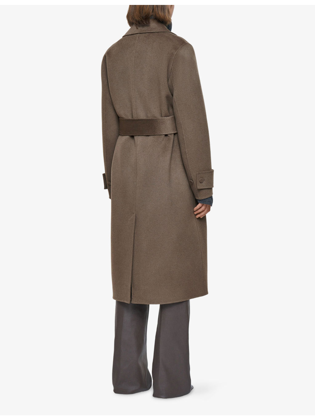 Arline Double-Face Wool and Cashmere-Blend Coat - 3