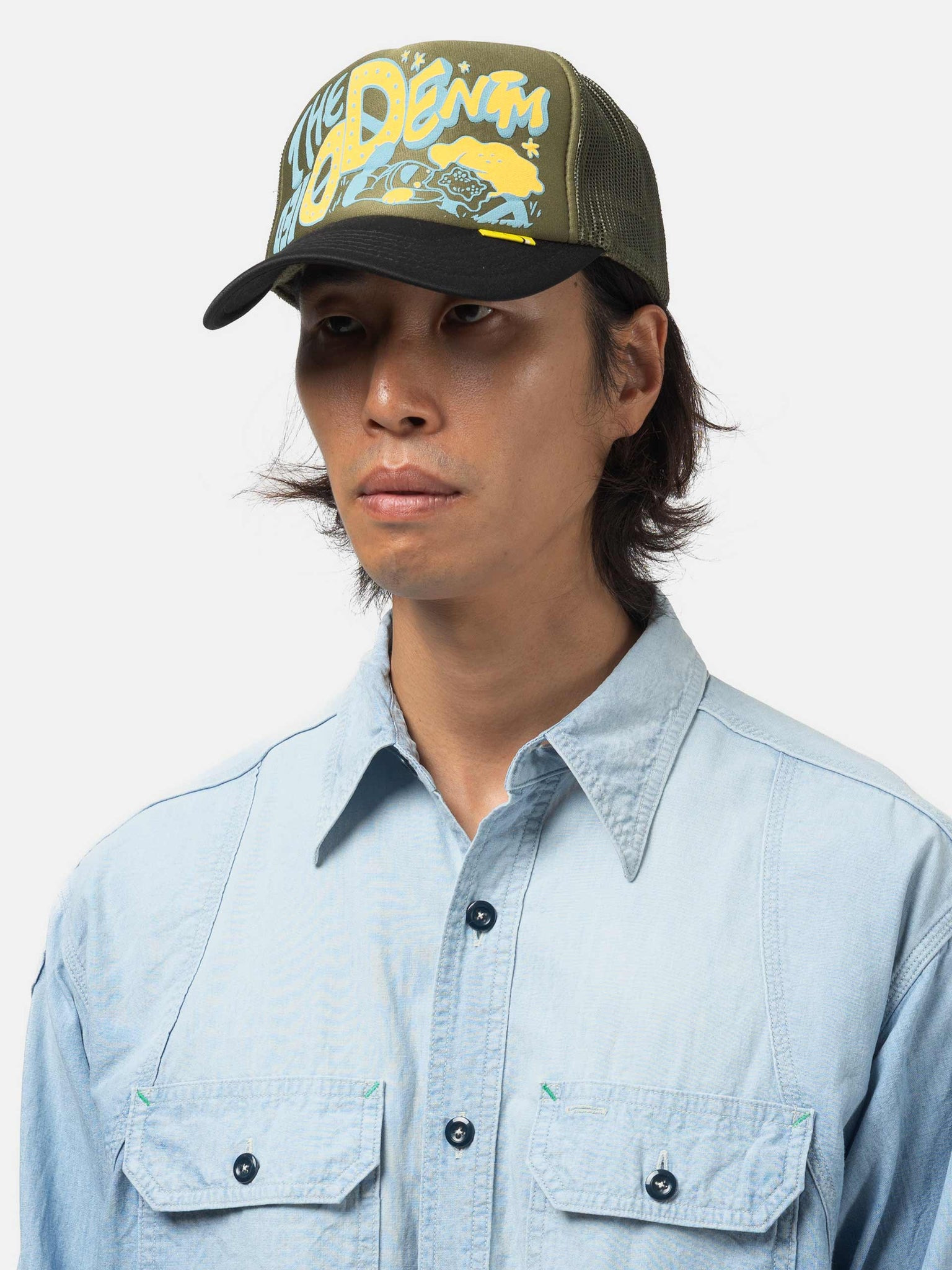 TH.D.D.Track Cap KHAxBLK - 2
