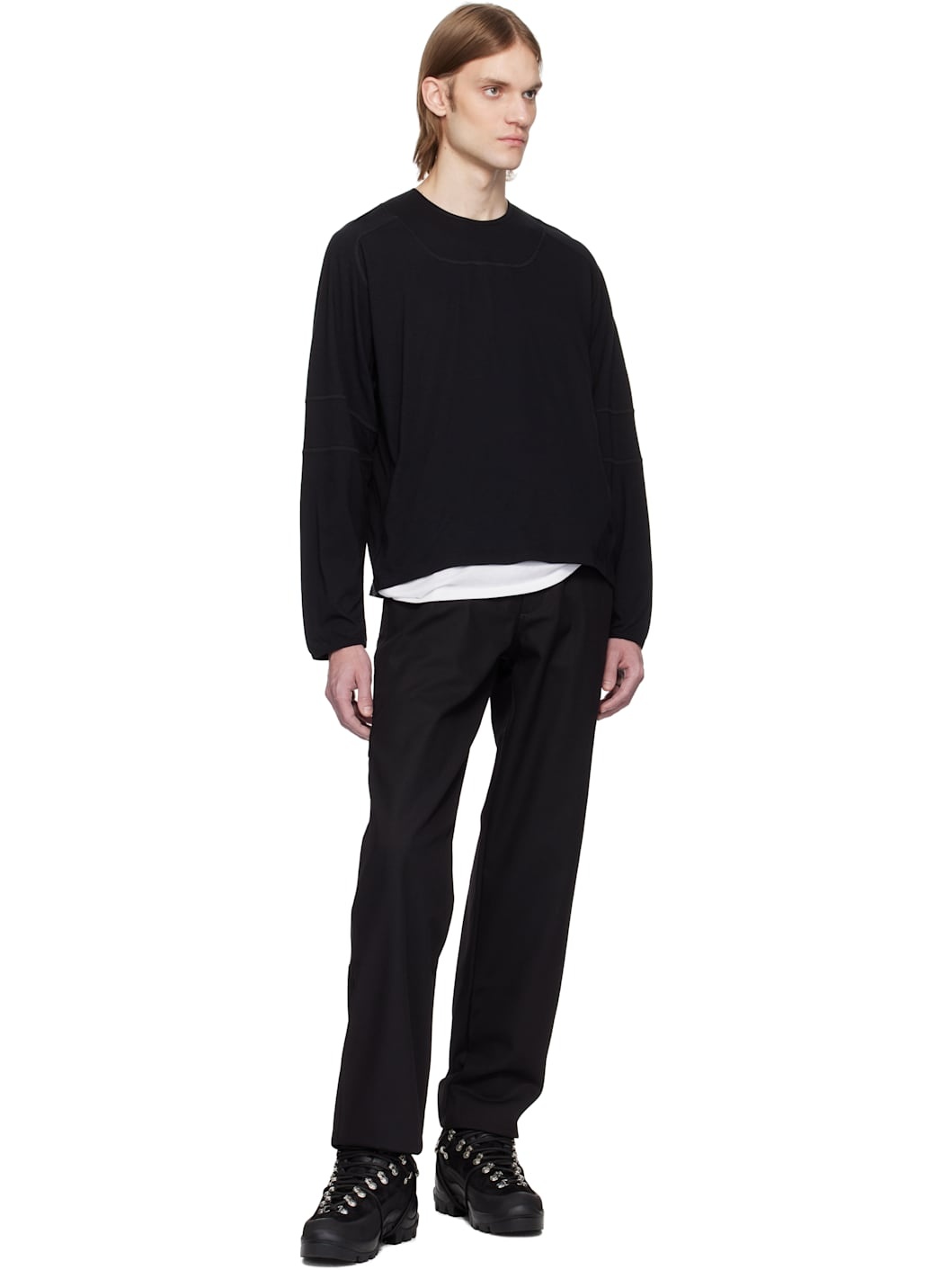 Black 10000 Replicated Trousers - 4