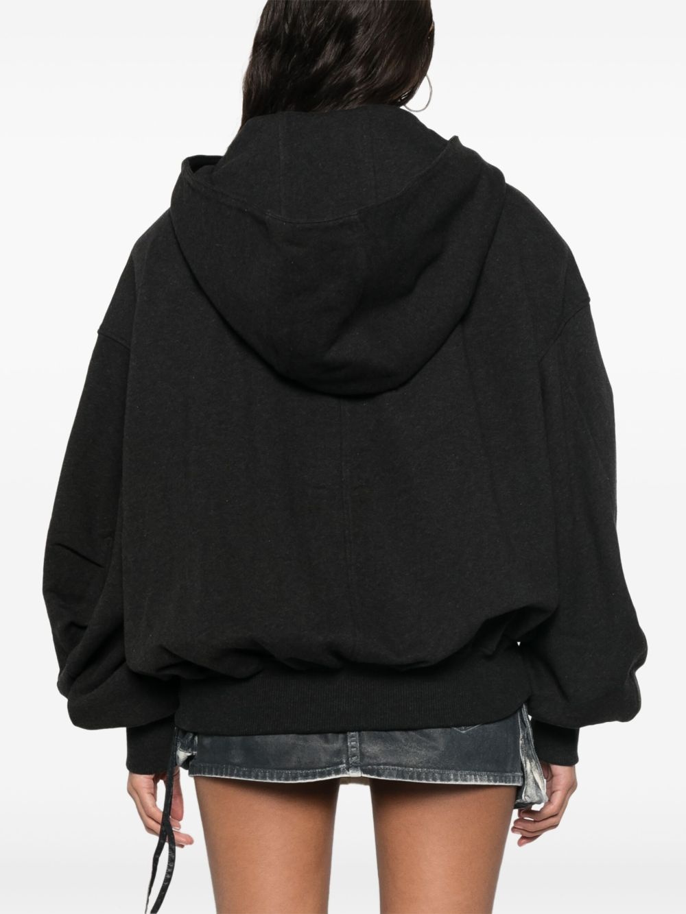 logo-appliqué hoodie - 4