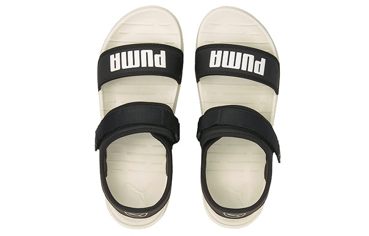 PUMA SoftRide Sandal 'Black Marshmallow' 375104-02 - 3