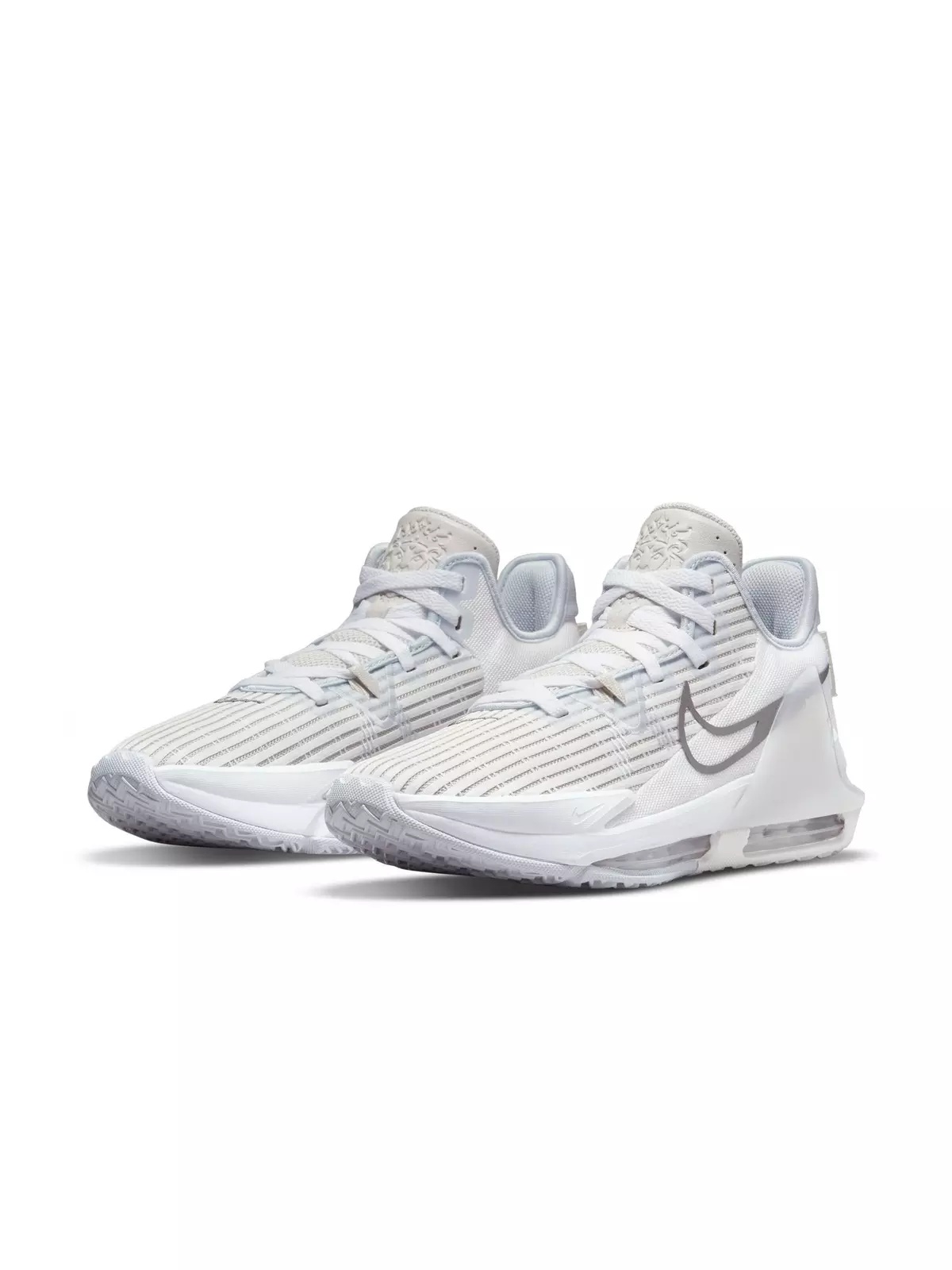 LeBron Witness 6 "Summit White/Metallic Pewter/Light Bone" Men's Basketball Shoe - 7