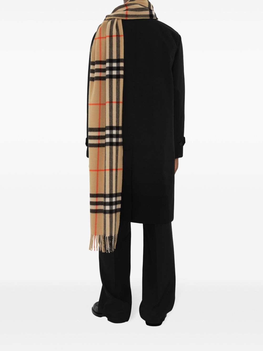 Burberry Men Check Print Scarf - 2