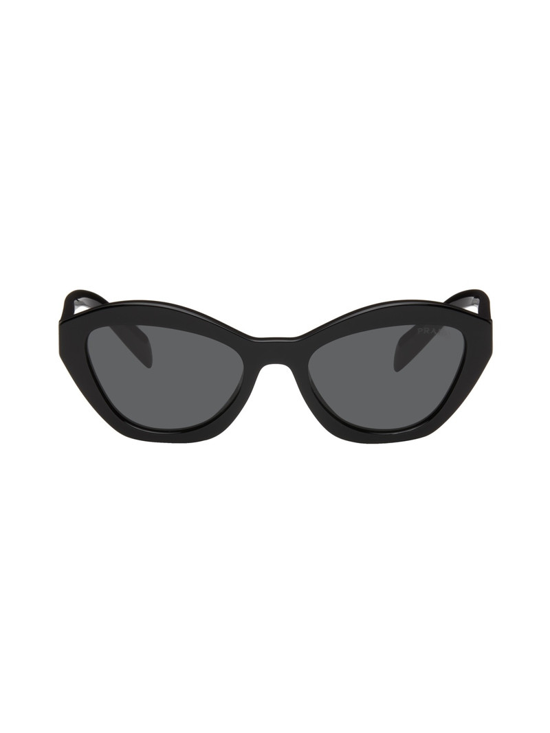 블랙 Cat-Eye 선글라스 - 1