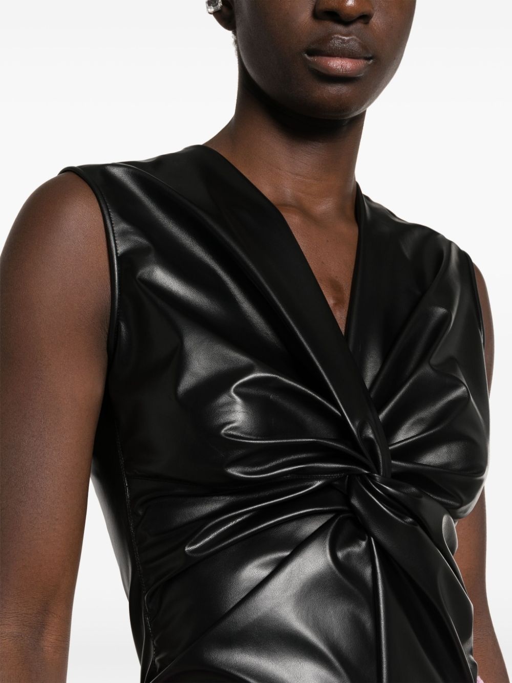 x Dua Lipa knotted bodysuit - 5