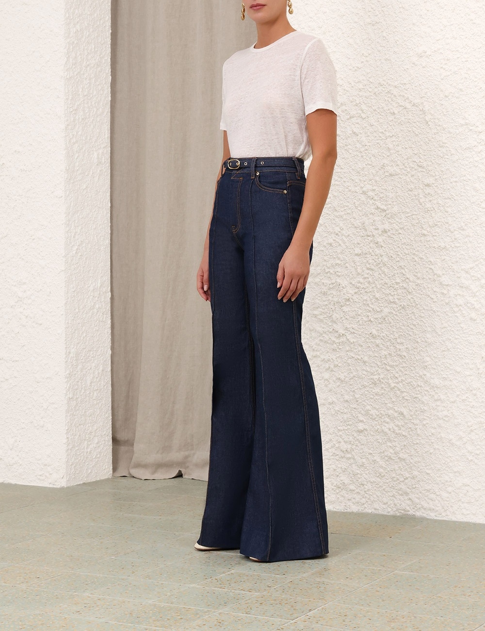 ILLUSTRATION WIDE LEG JEAN - 3