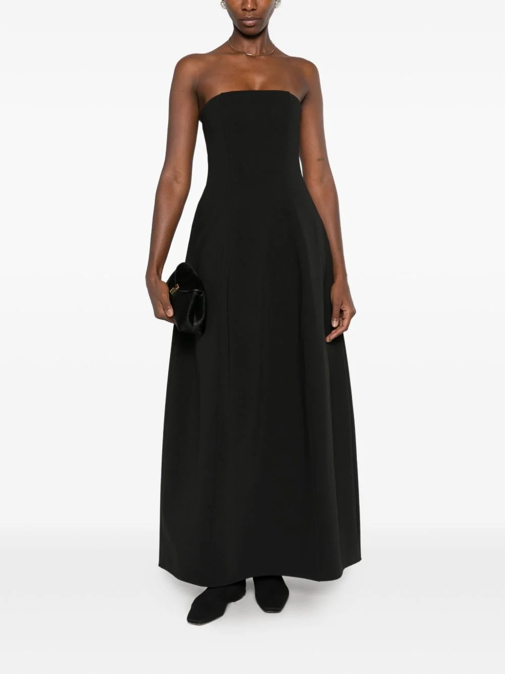 Balloon strapless dress - 1
