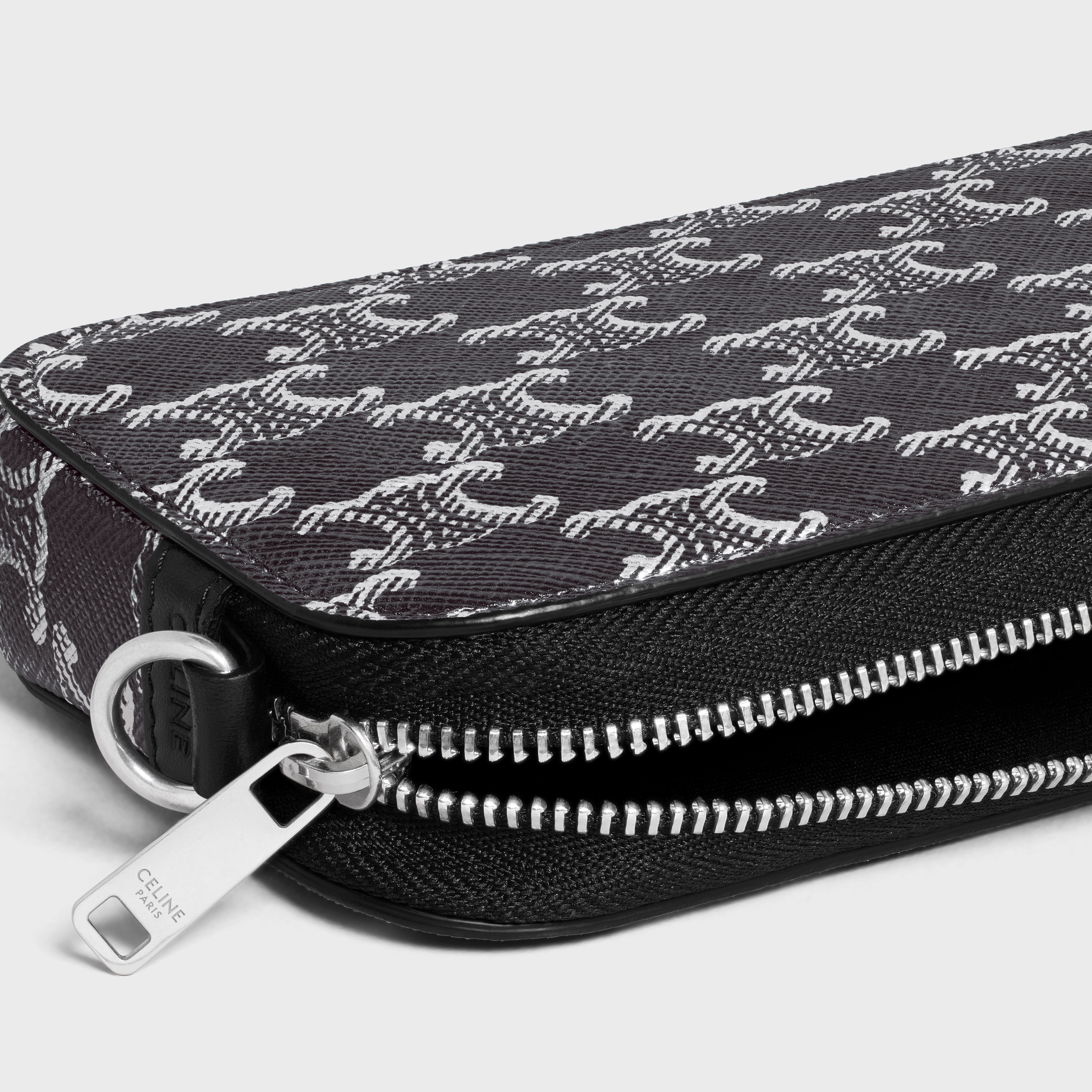 Horizontal pouch in Triomphe Canvas and calfskin - 4